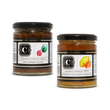 Load image into Gallery viewer, Rainforest Lime & Kumquat Marmalade + Spicy Riberry Chutney Duo
